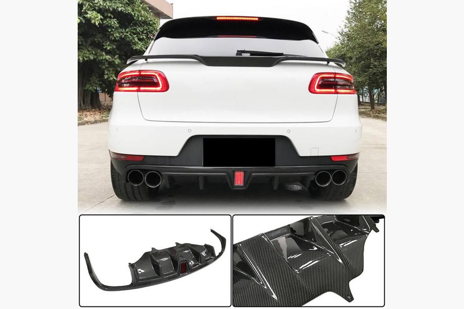 Porsche Macan 2014-2024 Heckdiffusor V2 (2014-2021, Carbon) Foto 2