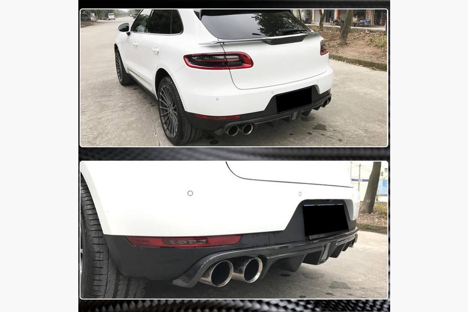 Porsche Macan 2014-2024 Heckdiffusor V2 (2014-2021, Carbon) Foto 4