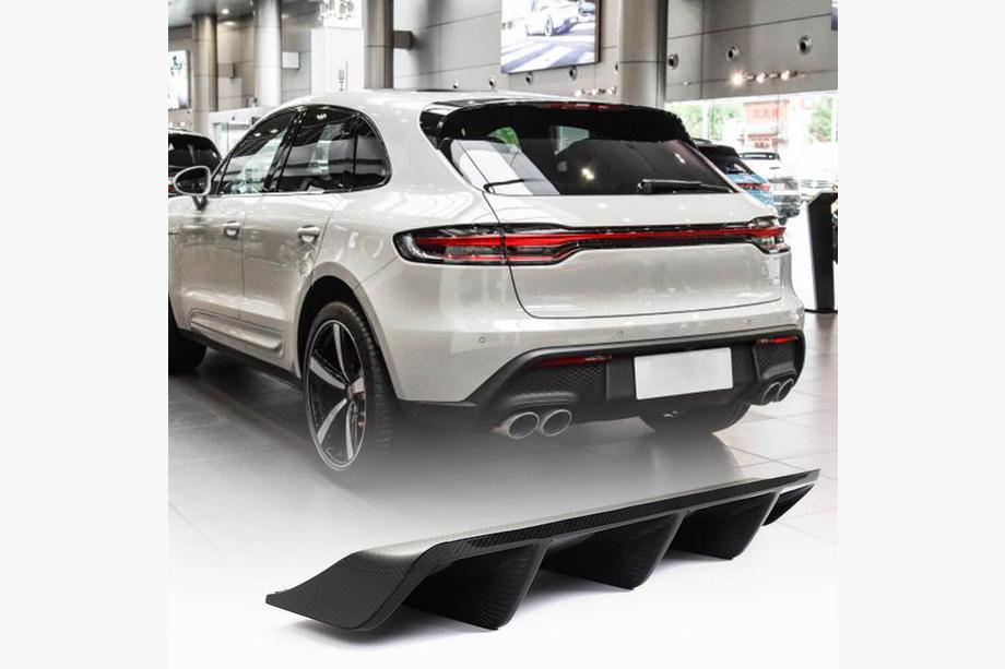 Porsche Macan 2014-2024 Heckdiffusor V1 (2021+, Carbon) Image