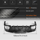 Porsche Panamera 2009-2016 Heckdiffusor Stoßstange (2013-2016, Carbon) Foto 5