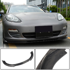 Porsche Panamera 2009-2016 Frontstoßstange Lippe Aufsatz (für Base 2009-2013, Carbon) Foto 1
