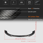 Porsche Panamera 2009-2016 Frontstoßstange Lippe Aufsatz (für Base 2009-2013, Carbon) Foto 5