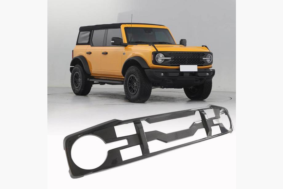 Ford Bronco 2021- Frontgrill V1 (Carbon) Image