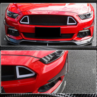 Ford Mustang 2015-2023 Frontstoßstangenlippe (2015-2017, Carbon) Foto 4
