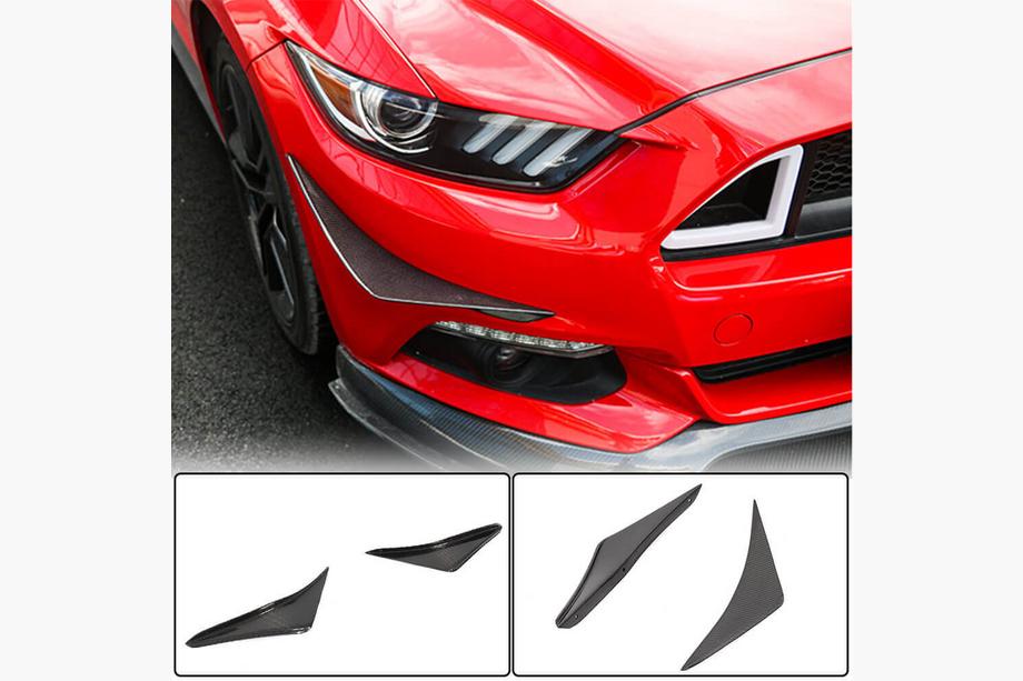 Ford Mustang 2015-2023 Frontstoßstangenlippe (2015-2017, Carbon) Image