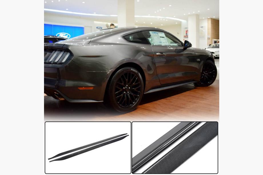 Ford Mustang 2015-2023 Seitenschweller V1 (Carbon) Image