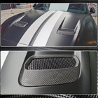 Ford Mustang 2015-2023 Motorhaubenabdeckung (2018-2023, Carbon) Foto 4