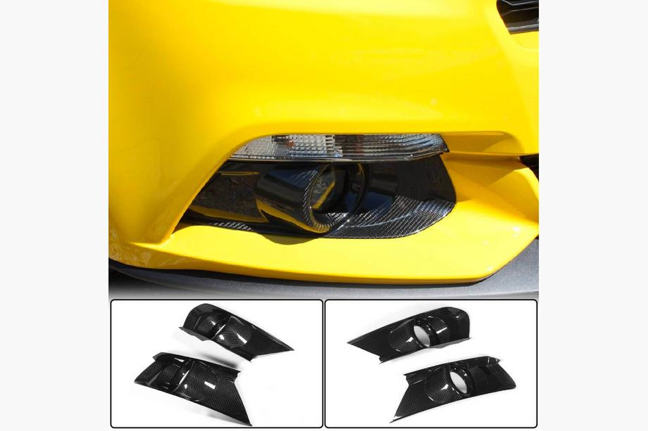 Ford Mustang 2015-2023 Carbon Nebelscheinwerfer Abdeckungen V2 (2015-2017) Image