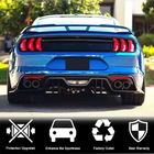 Ford Mustang 2015-2023 Heckdiffusor V1 (2015-2017, Carbon) Foto 2