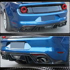 Ford Mustang 2015-2023 Heckdiffusor V2 (2015-2017, Carbon) Foto 3