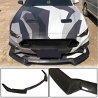 Ford Mustang 2015-2023 Frontstoßstangen Lippe Aufsatz (2017-2020, Carbon) Foto 1