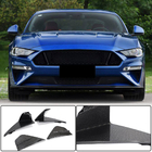 Ford Mustang 2015-2023 Abdeckungen für Nebelscheinwerfer (2018-2021, Carbon) Foto 1
