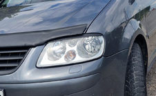 Volkswagen Caddy 2004-2010 Scheinwerferblenden (schwarz) Foto 12