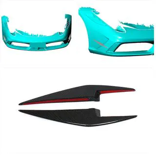 Carbon Frontstoßstangen Abdeckungen (2014-2015) Ferrari 458 Italia 2009-2015 Foto 2