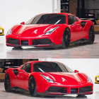 Ferrari 488 GTB 2015-2019 Carbon Frontstoßstangen Flaps (2015-2019) Foto 2