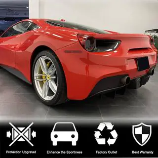 Heckleuchten Abdeckungen (2015-2017, Carbon) Ferrari 488 GTB 2015-2019 Foto 2