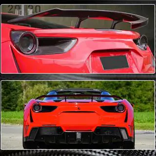 Heckleuchten Abdeckungen (2015-2017, Carbon) Ferrari 488 GTB 2015-2019 Foto 3