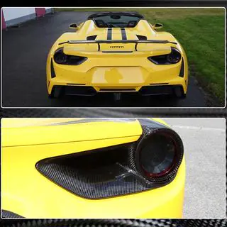 Heckleuchten Abdeckungen (2015-2017, Carbon) Ferrari 488 GTB 2015-2019 Foto 4