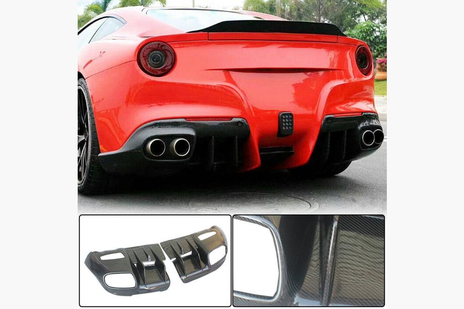 Ferrari F12 Berlinetta 2012-2017 Heckdiffusor Stoßstange (2012-2014, Carbon) Foto 2