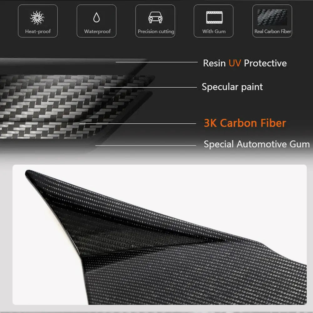 Spoiler Aufsätze (2021-2024, Carbon) Foto 4