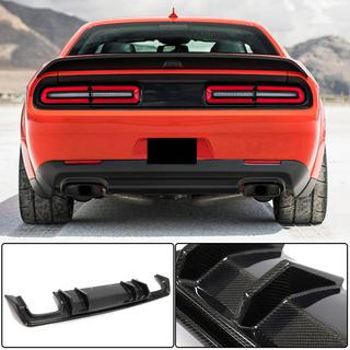 Heckdiffusor für Heckstoßstange (2015-2023, Carbon) Dodge Challenger 2008-2023 Foto 1