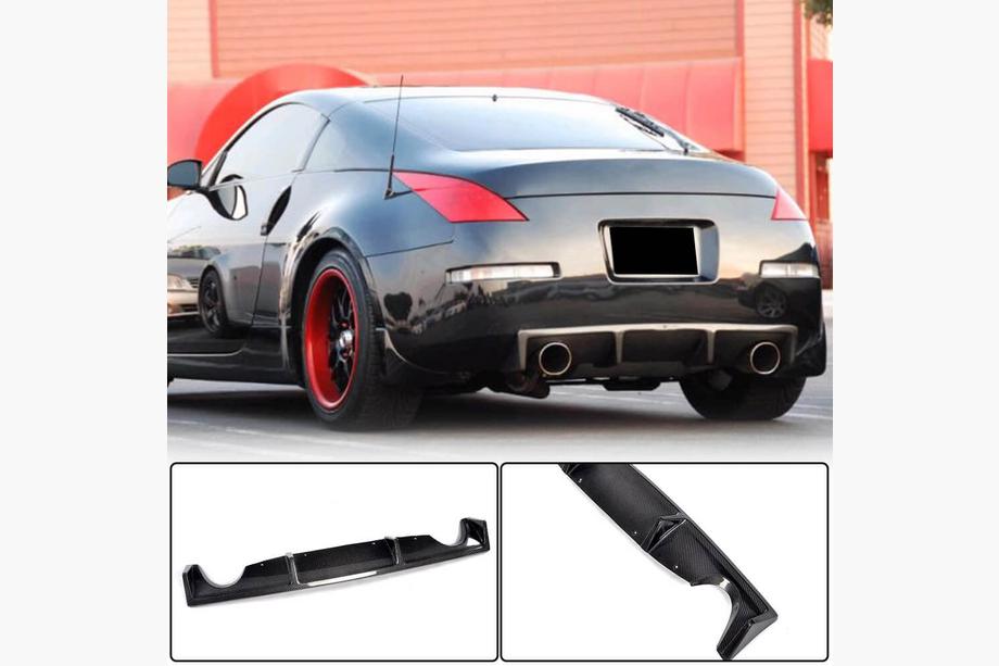 Nissan 350Z 2002-2009 Heckstoßstangen Diffusor (2003-2009, Carbon) Image