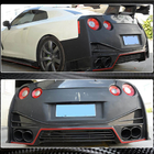 Nissan GT-R 2008-2025 Heckdiffusor Stoßstange (2009-2015, Carbon) Foto 4