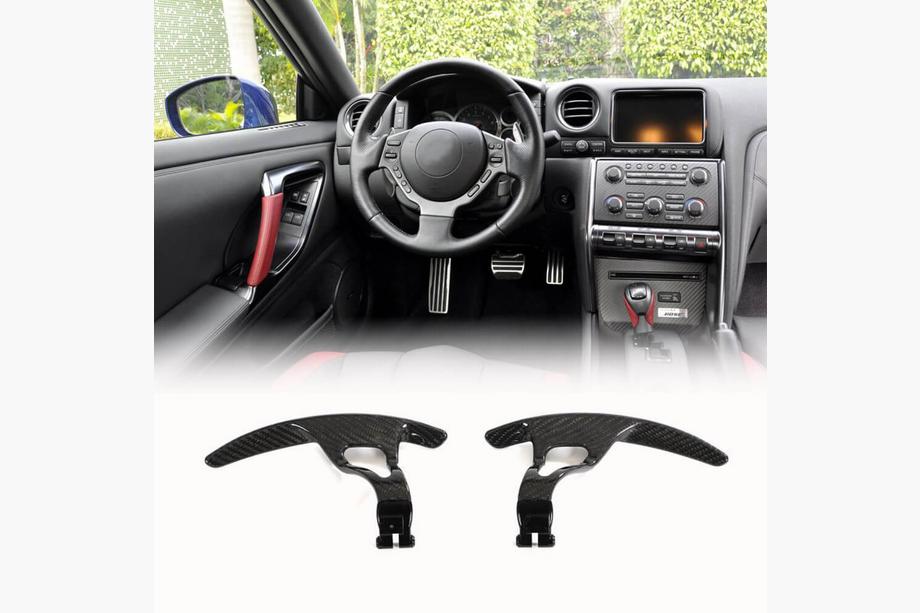 Nissan GT-R 2008-2025 Schaltwippen (2009-2015, Carbon) Image
