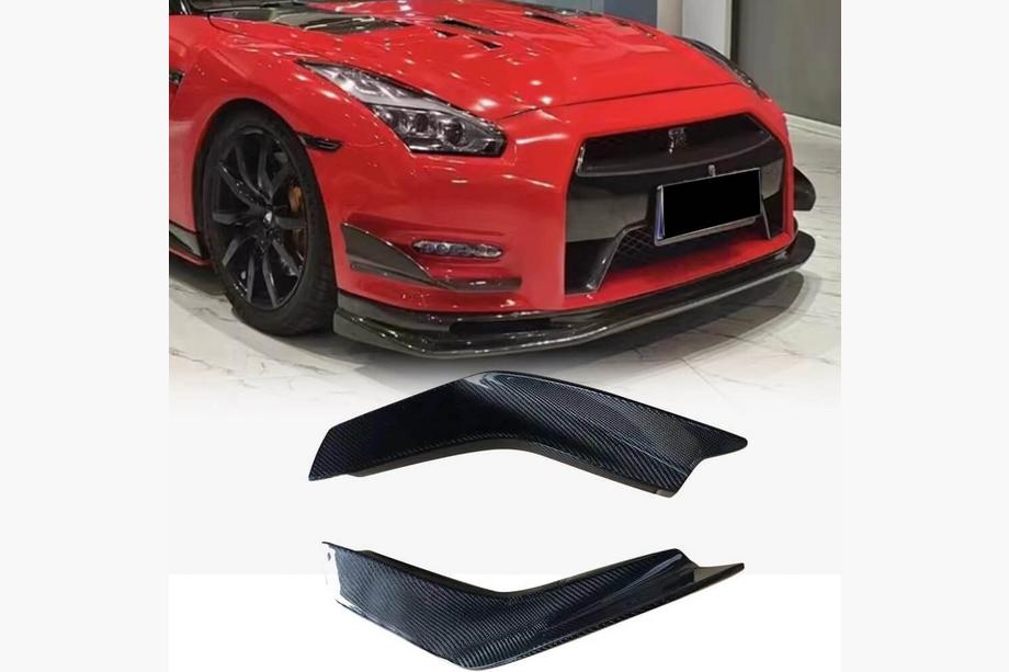 Nissan GT-R 2008-2025 Carbon Frontstoßstangen Abdeckungen (2009-2015) Image