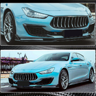 Maserati Ghibli 2013-2023 Carbon Frontstoßstangen Abdeckungen (für Base 2018-2020) Foto 5