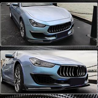 Carbon Frontstoßstangen Abdeckungen (für Base 2018-2020) Maserati Ghibli 2013-2023 Foto 4