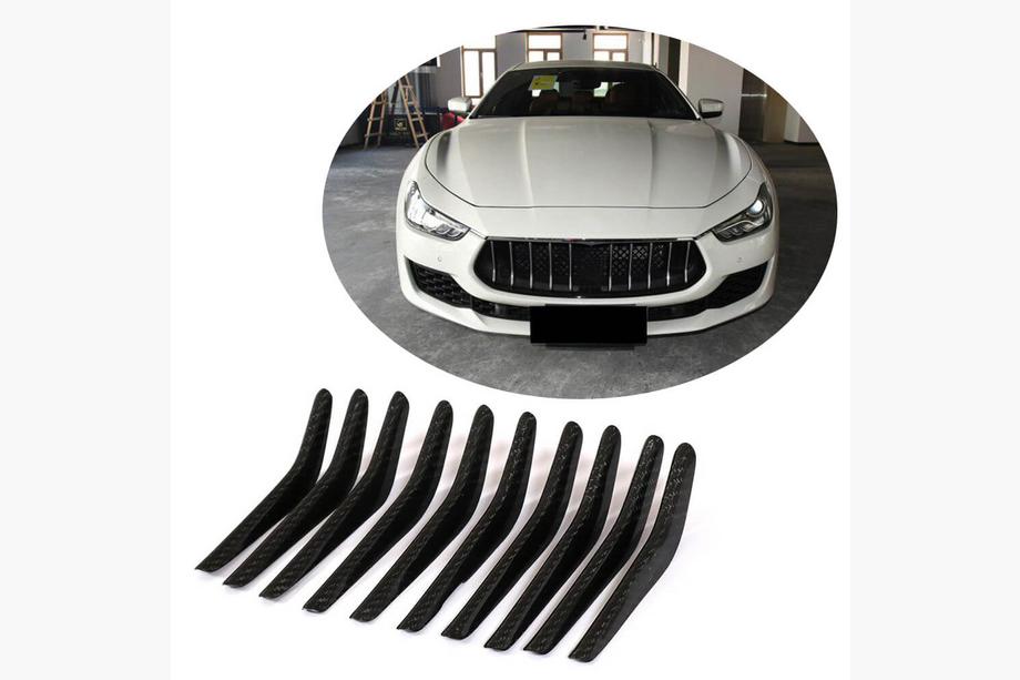 Maserati Ghibli 2013-2023 Kühlergrill Blenden (für Base/S/S Q4 2018-2020, Carbon) Image