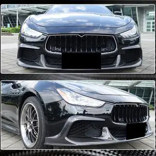 Frontlippe V1 für Stoßstange (Base/S/S Q4 2013-2017, Carbon) Foto 3