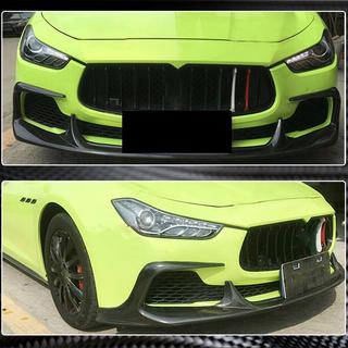 Frontlippe V1 für Stoßstange (Base/S/S Q4 2013-2017, Carbon) Maserati Ghibli 2013-2023 Foto 4