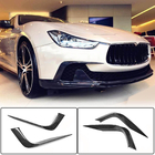 Maserati Ghibli 2013-2023 Carbon Frontstoßstangen Abdeckungen (für Base/S/S Q4 2013-2017) Foto 1