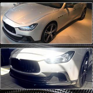 Carbon Frontstoßstangen Abdeckungen (für Base/S/S Q4 2013-2017) Maserati Ghibli 2013-2023 Foto 3