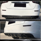 Maserati Ghibli 2013-2023 Heckdiffusor für Stoßstange (Base/S/S Q4 2013-2017, Carbon) Foto 3