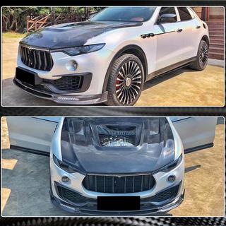 Frontstoßstangenlippe Aufsatz Lip V2 (für Base/S, Carbon) Maserati Levante 2016- Foto 3