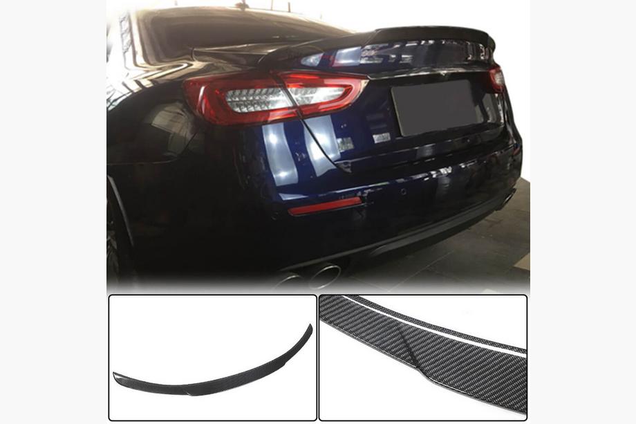 Maserati Quattroporte 2013-2023 Spoiler V2 (Carbon) Image