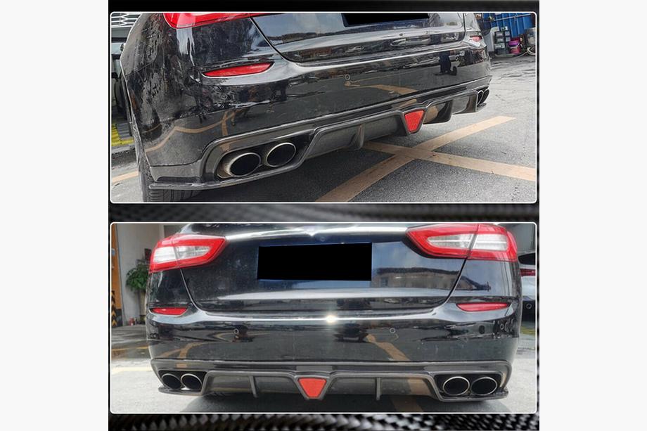 Maserati Quattroporte 2013-2023 Heckdiffusor V1 für S/S Q4 2017-2020 Carbon Foto 3