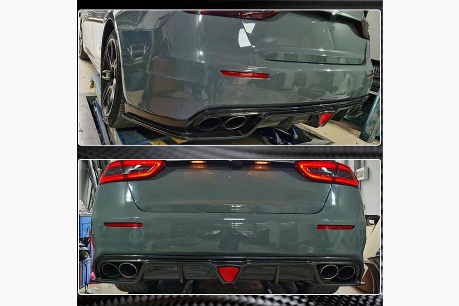 Maserati Quattroporte 2013-2023 Heckdiffusor V1 für S/S Q4 2017-2020 Carbon Foto 4