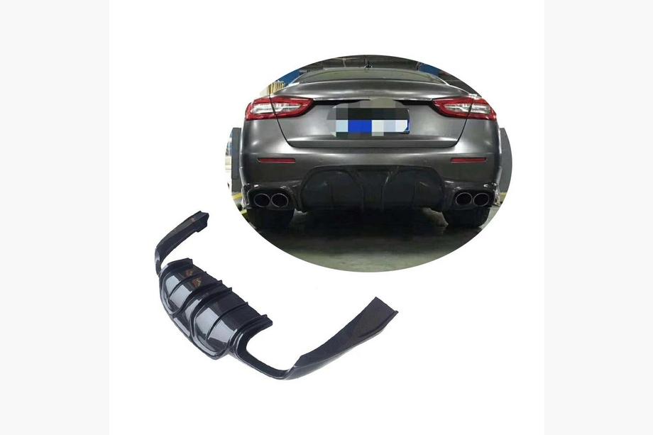 Maserati Quattroporte 2013-2023 Heckdiffusor V2 (für S/S Q4 2017-2020, Carbon) Image