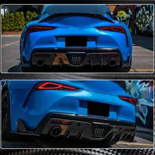 Carbon-Heckstoßstangenabdeckung Toyota Supra 2019- Foto 3