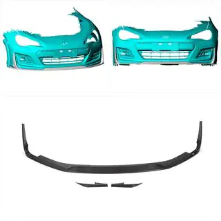 Frontstoßstange Lippe V2 (2017-2021, Carbon) Subaru BRZ 2012-2021 Foto 2