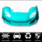 Subaru BRZ 2021- Frontlippe V1 für Frontstoßstange (2021-2023, Carbon) Foto 2