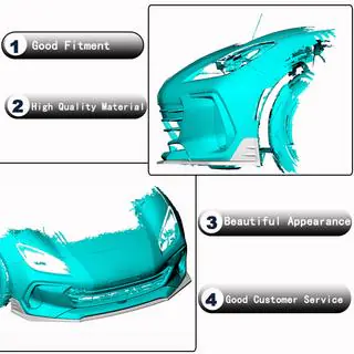 Frontlippe V1 für Frontstoßstange (2021-2023, Carbon) Subaru BRZ 2021- Foto 4