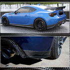 Subaru BRZ 2012-2021 Heckstoßstangen Abdeckungen V2 (Carbon) Foto 4