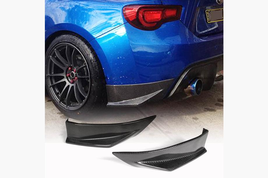 Subaru BRZ 2012-2021 Heckstoßstangen Abdeckungen V2 (Carbon) Image