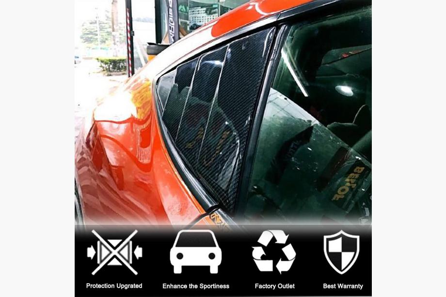 Subaru BRZ 2012-2021 Carbon Fensterabdeckungen hinten Foto 3
