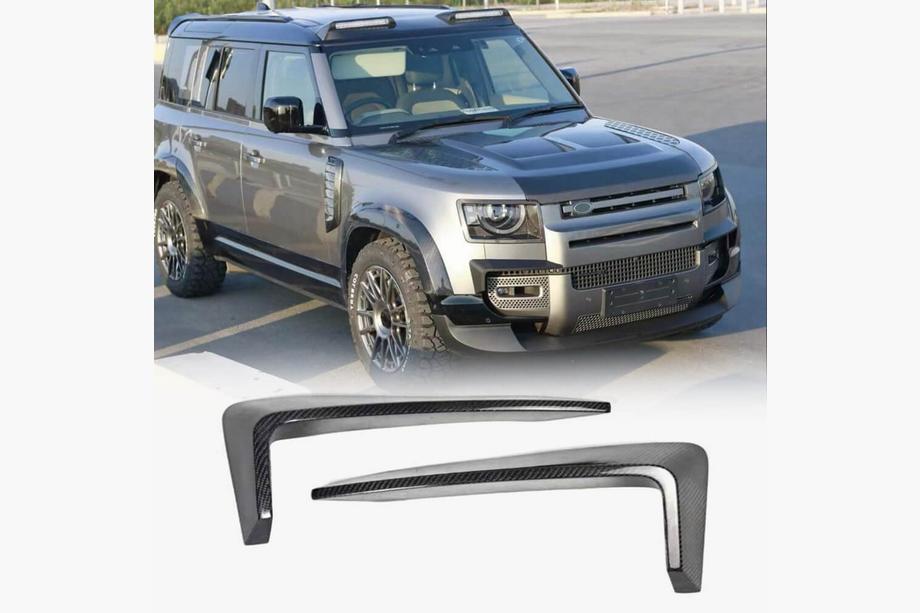 Land Rover Defender 2019- Frontstoßstangenlippe (Carbon) Foto 1